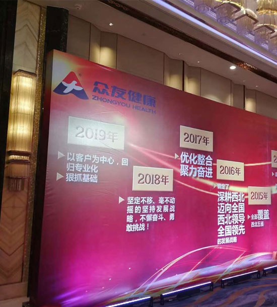單位：眾友健康；時間：2019年2月16日；地點：萬達文華酒店；人數(shù)：600人；內(nèi)容：內(nèi)訓+團建；